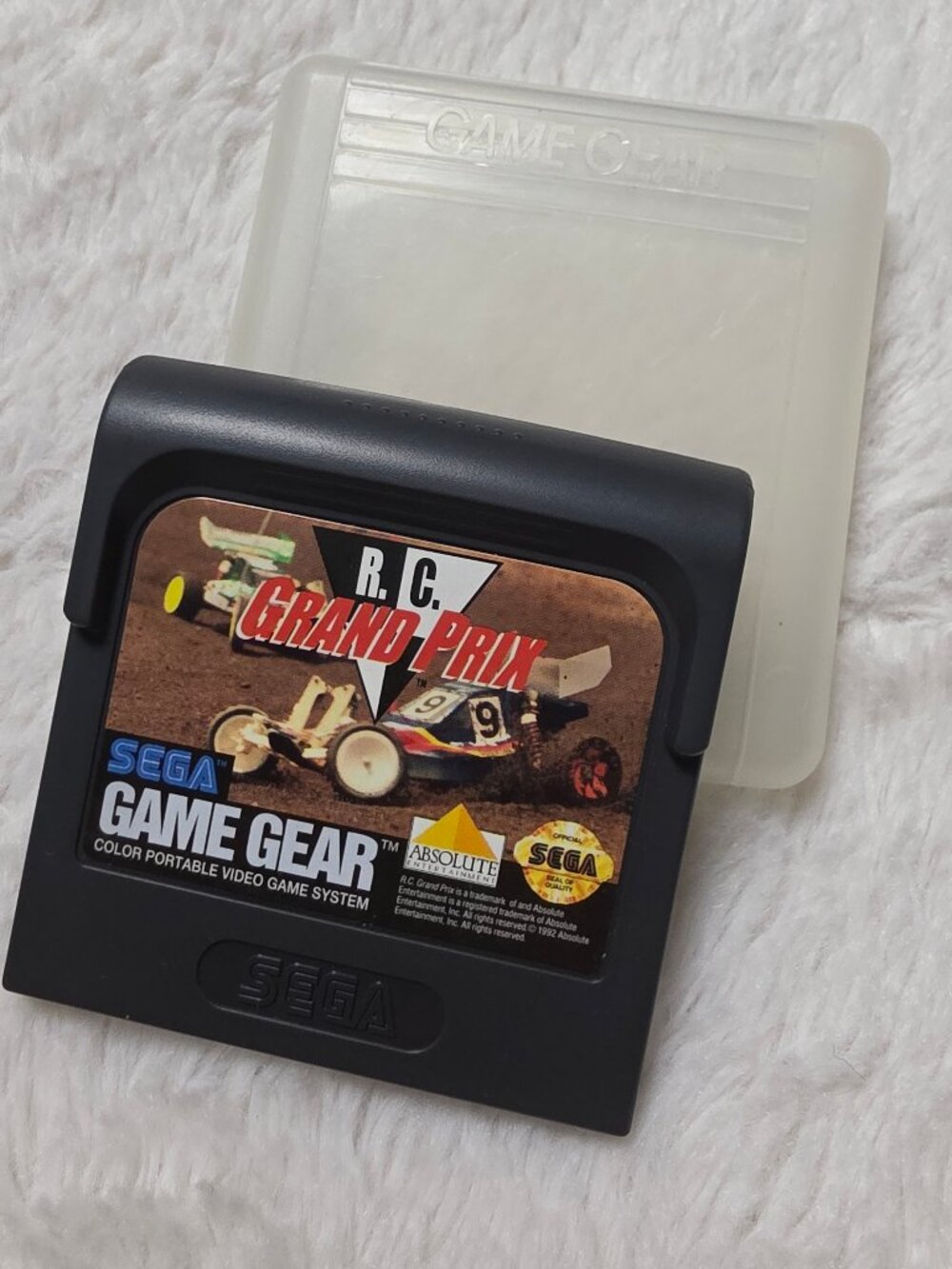 R.C. Grand Prix (Sega Game Gear, 1992) RC Racing Cartridge & Case Untested